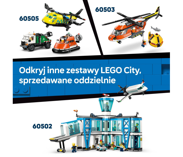 LEGO CITY 60504 Łódź ratunkowa i helikopter straży przybrzeżnej - 1473521 - zdjęcie 5
